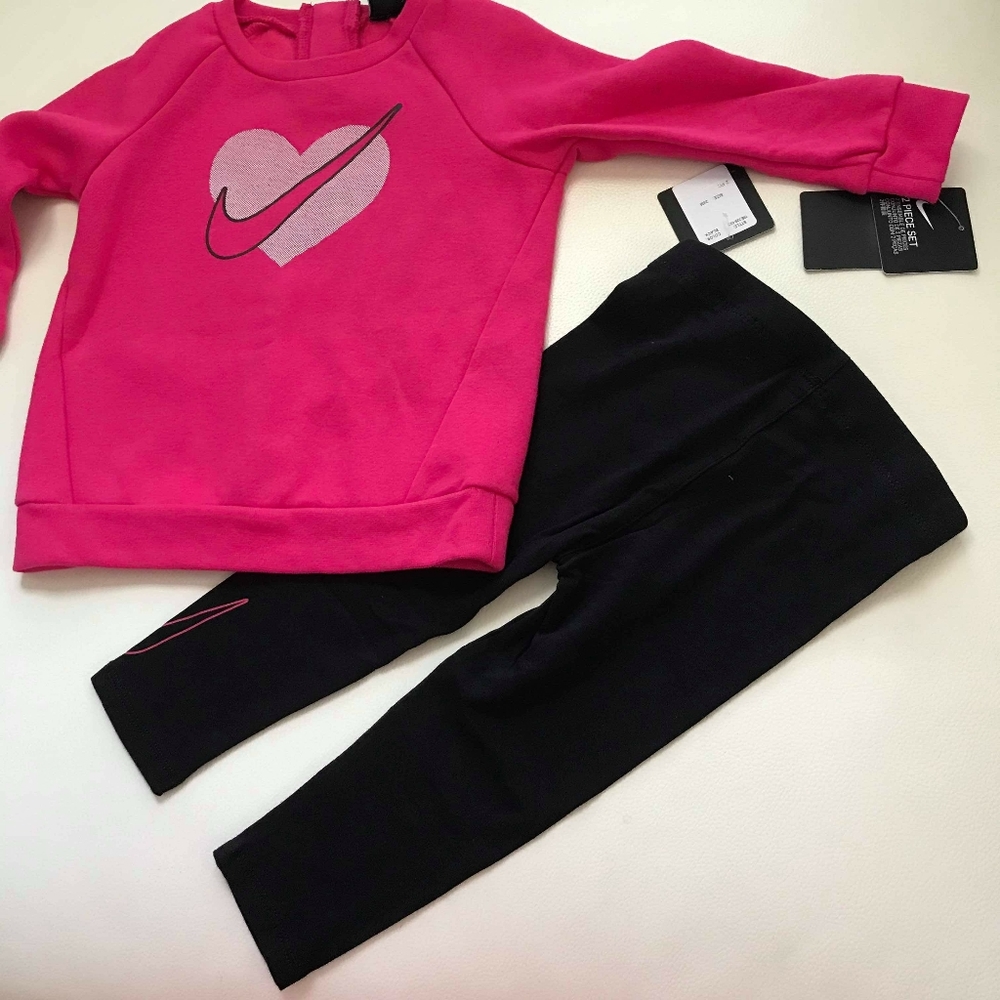 Nike warm leggings long sleeve top set - Picture 4 of 4